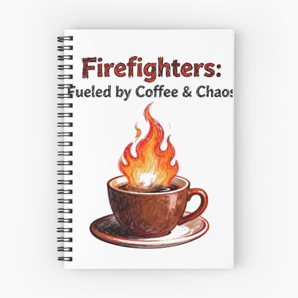 Item preview, Firefighters: Fueled by Coffee & Chaos designed and sold by Dxvect.
