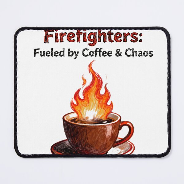 Item preview, Firefighters: Fueled by Coffee & Chaos designed and sold by Dxvect.