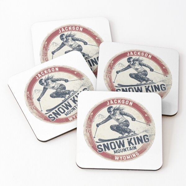 Item preview, Snow King Mountain - Wyoming  designed and sold by GoodOldVintage.