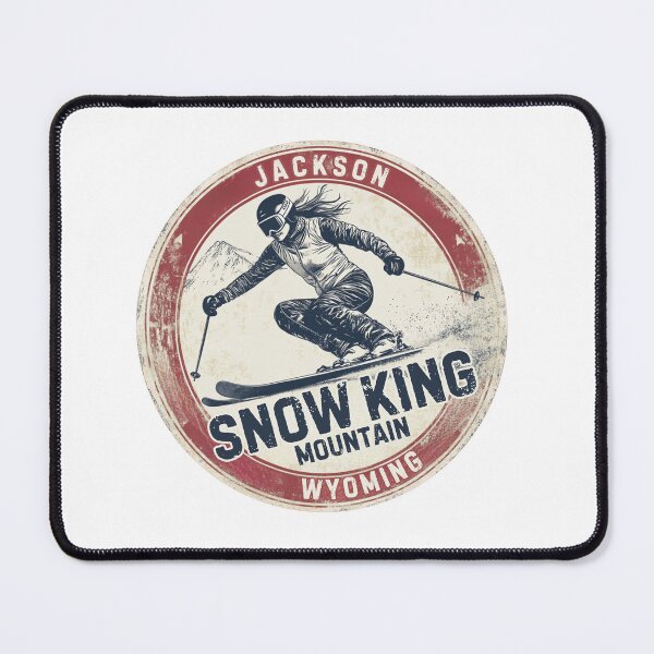 Item preview, Snow King Mountain - Wyoming designed and sold by GoodOldVintage.