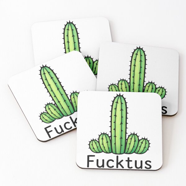 Item preview, Funny Cactus Pun Illustration – “Fucktus” designed and sold by DariusZD.