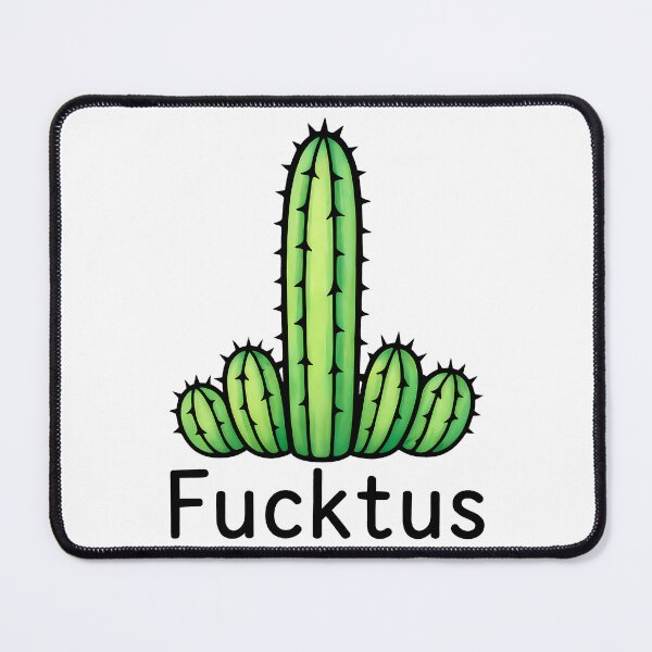 Item preview, Funny Cactus Pun Illustration – “Fucktus” designed and sold by DariusZD.