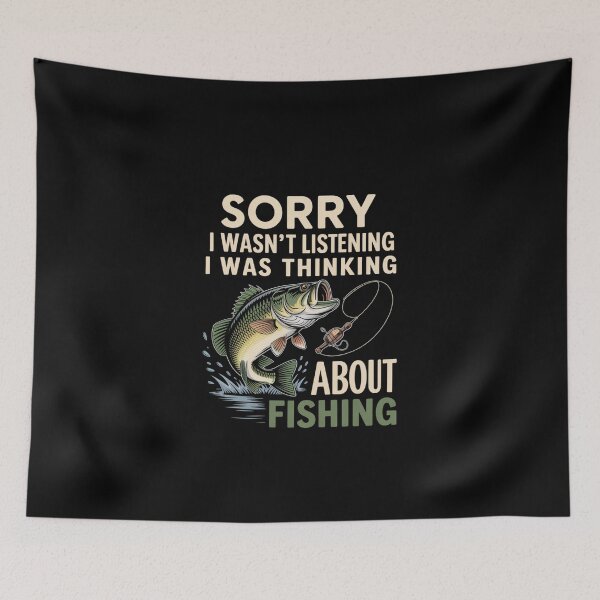 Item preview, Funny Fishing Quote Bass Jump Humor Vintage Outdoor Illustration designed and sold by love3617.