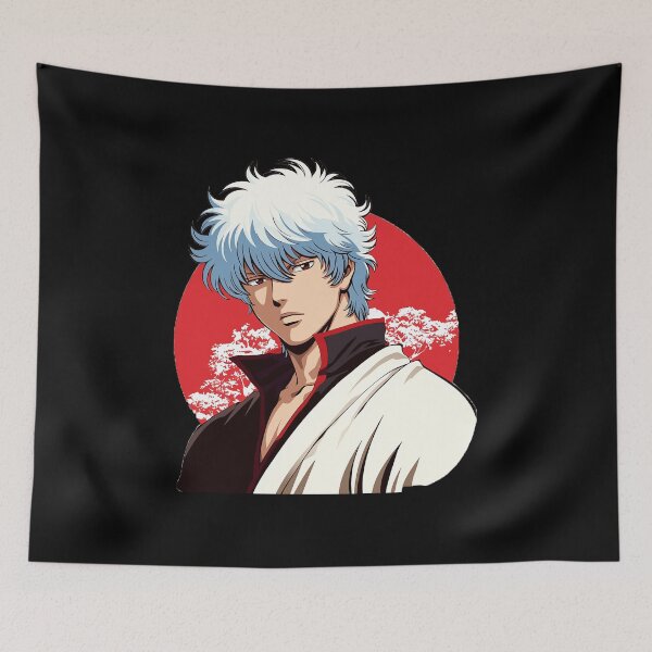 Item preview, Serious Blue Haired Warrior In Red Circle designed and sold by aibiemegarbig.