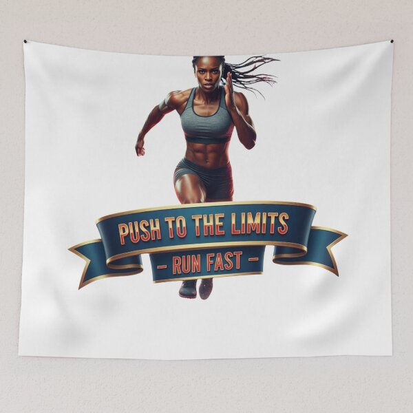 Item preview, Hyper-Realistic Elite Runner T-Shirt Design | Push to the Limits Clean Aesthetic designed and sold by BoldBloomArt.