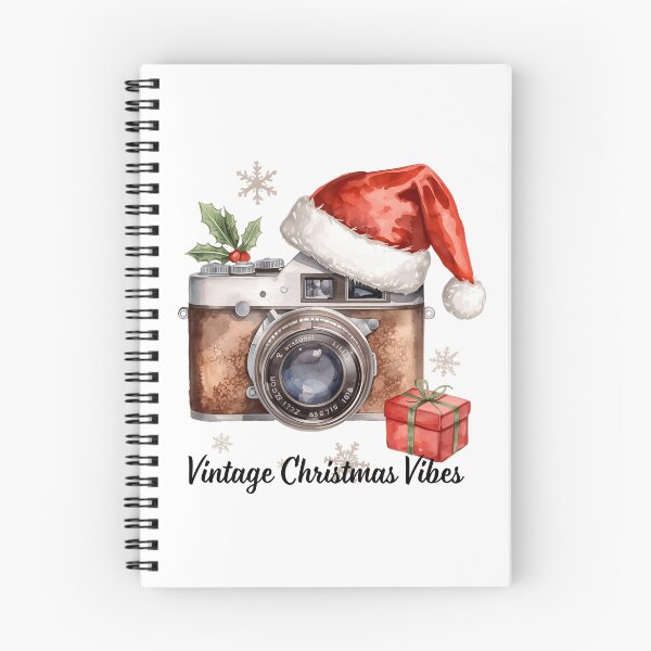Item preview, Vintage Christmas Vibes – Retro Film Camera Holiday Art designed and sold by MiszungART.