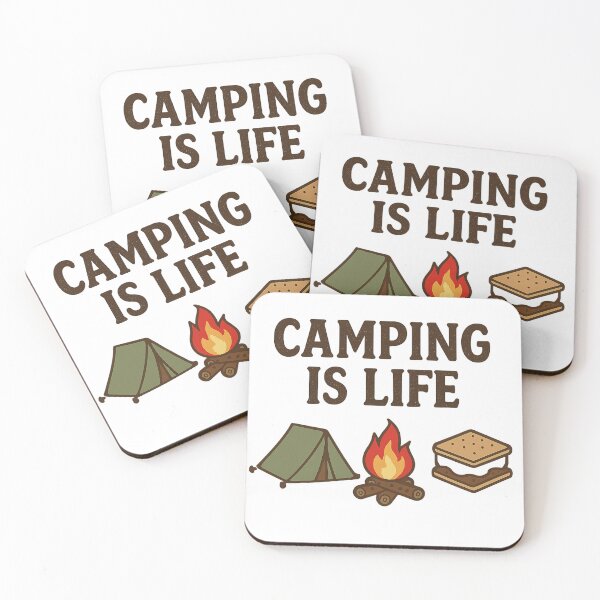 Item preview, Camping Is Life designed and sold by HBK ACCESSORIES.