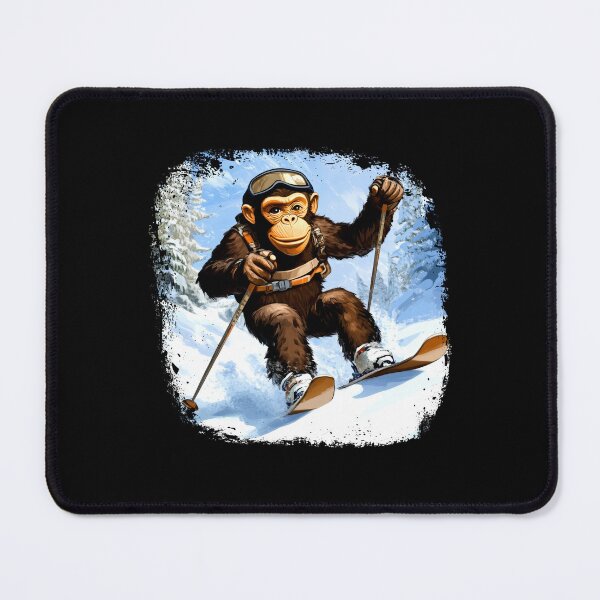 Item preview, Monkey Ski / Skier Monkey designed and sold by Soulskier.