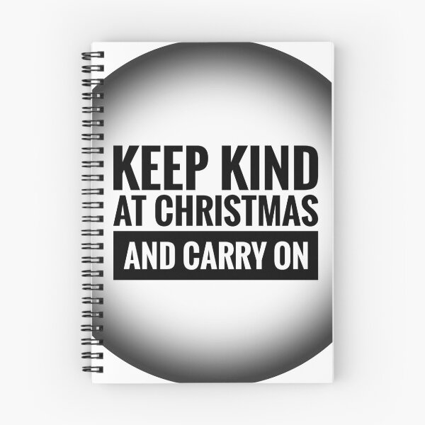 Item preview, Keep Kind at Christmas and Carry On Positive Mindset Slogan  designed and sold by Jenny Meehan Art Prints and Patterns  .