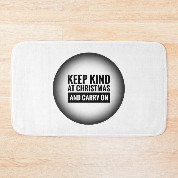 Item preview, Keep Kind at Christmas and Carry On Positive Mindset Slogan  designed and sold by Jenny Meehan Art Prints and Patterns  .