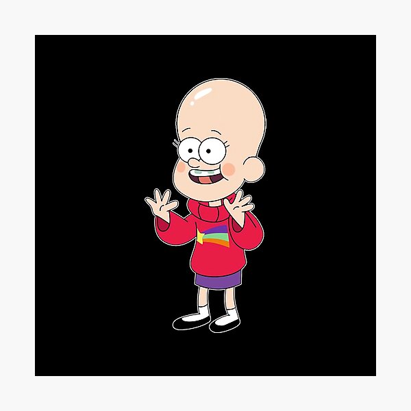 Item preview, Mabel Pines Bald Funny Face  designed and sold by evillaymay.