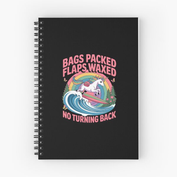 Item preview, Cute Unicorn Bags Packed No Turning Back  designed and sold by CombatTask.