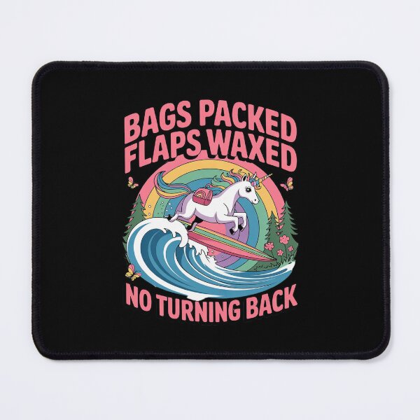 Item preview, Cute Unicorn Bags Packed No Turning Back  designed and sold by CombatTask.