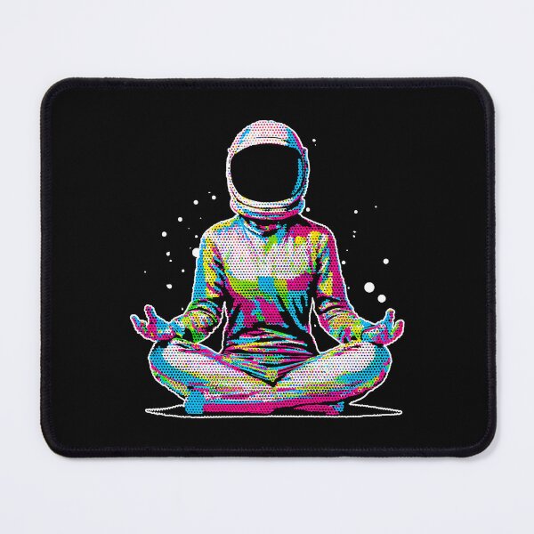 Item preview, Cosmic Meditation Astronaut: Halftone Dot Art for Mindful Space Lovers designed and sold by H Jonas.