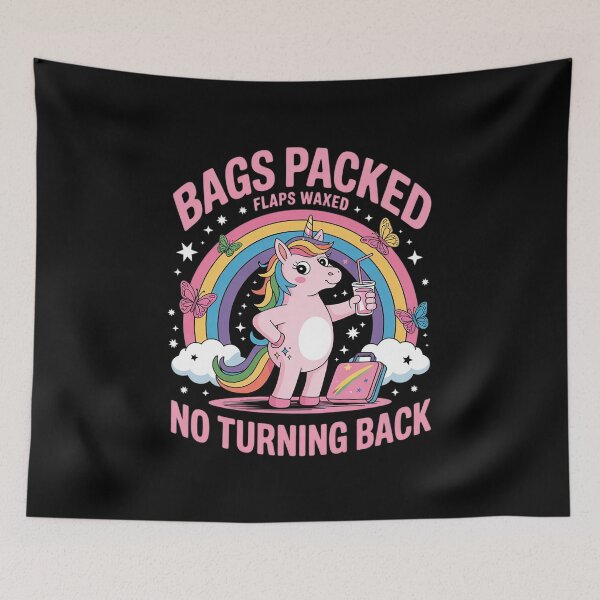 Item preview, Dirty Joke Vacation Unicorn Girl Bags Packed Flaps Waxed  4  designed and sold by CombatTask.
