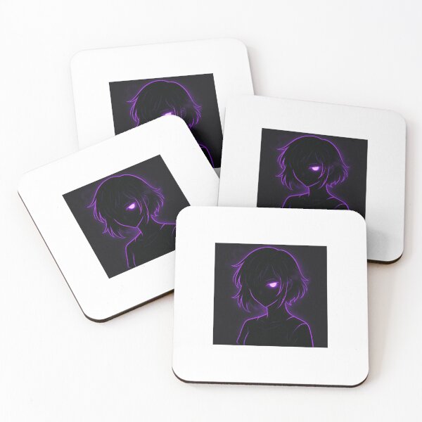 Artikelvorschau, Shadowborn Anime Girl – Neon Purple Glow entworfen und verkauft von BhanuDarkArts.