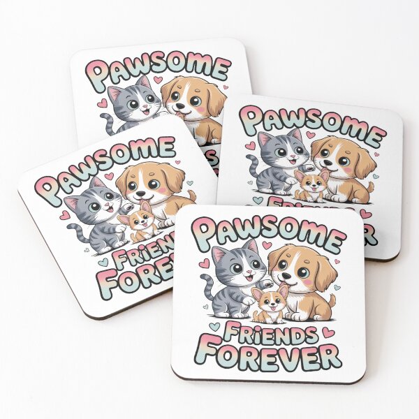 Item preview, Pawsome Friends Forever designed and sold by J-CCreations.