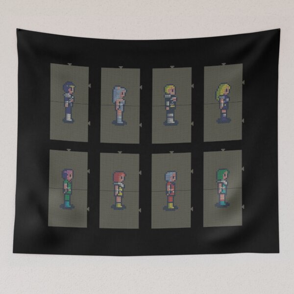 Item preview, Phantasy Star II Party Perler Beads designed and sold by Dark Art Mailbox.