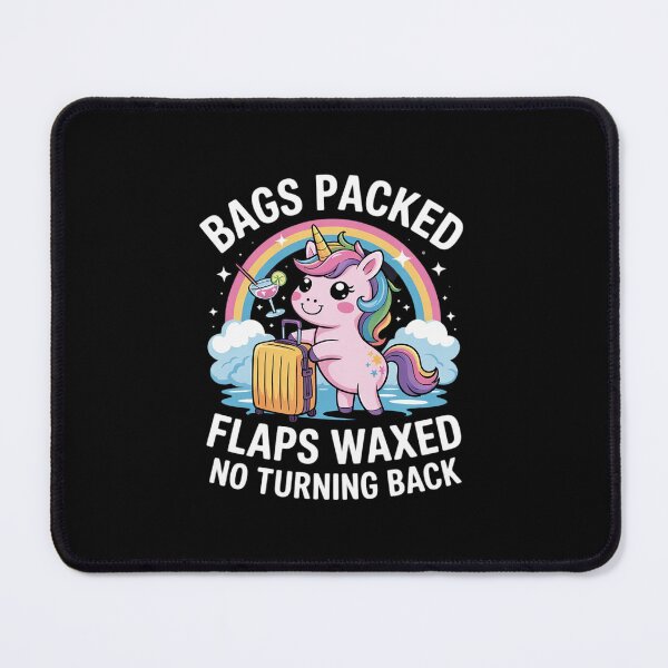 Item preview, Dirty Joke Vacation Unicorn Girl Bags Packed Flaps Waxed 4  designed and sold by CombatTask.