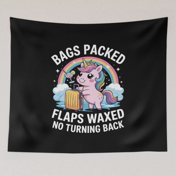 Item preview, Dirty Joke Vacation Unicorn Girl Bags Packed Flaps Waxed 4  designed and sold by CombatTask.