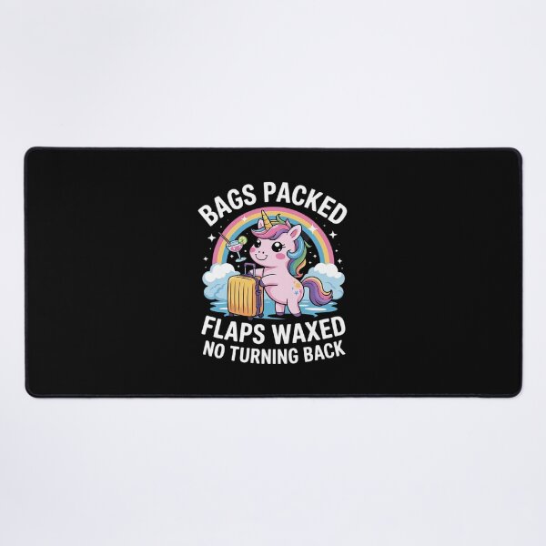 Item preview, Dirty Joke Vacation Unicorn Girl Bags Packed Flaps Waxed 4  designed and sold by CombatTask.