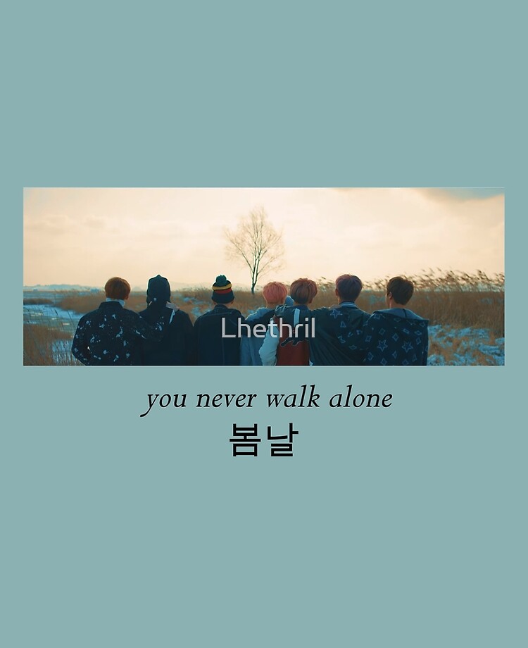 Bts 방탄소년단 Spring Day 봄날 You Never Walk Alone Ipad Case Skin By Lhethril Redbubble