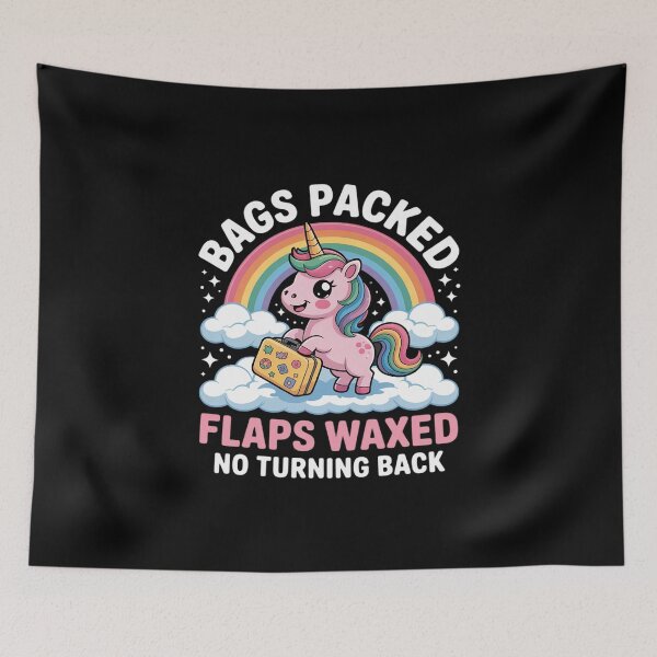 Item preview, Dirty Joke Vacation Unicorn Girl Bags Packed Flaps Waxed 1  designed and sold by MathisBellanger.