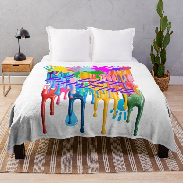 Item preview, "Colorful Paint Drips & Splashes - I Like Paintingu - Abstract Art Design". designed and sold by LunaPrintCo.