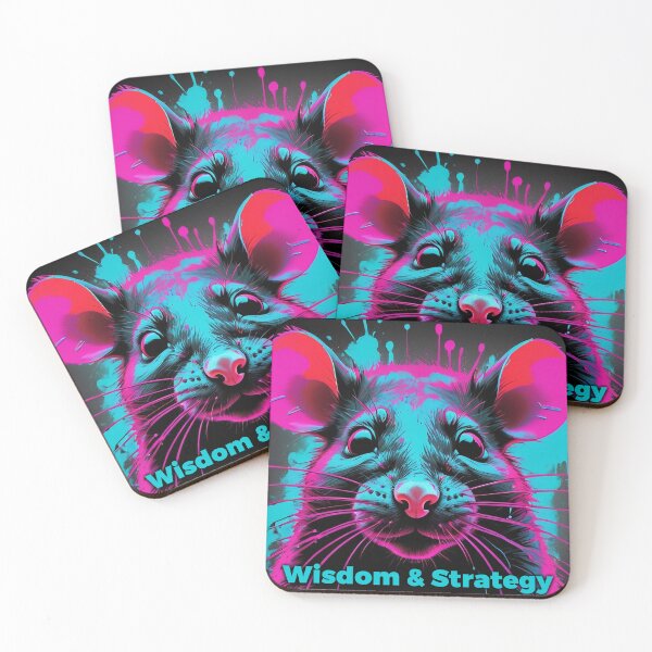 Item preview, Urban Rat Zodiac – Neon Graffiti Art | Wisdom & Strategy designed and sold by JaaGo PopLab.