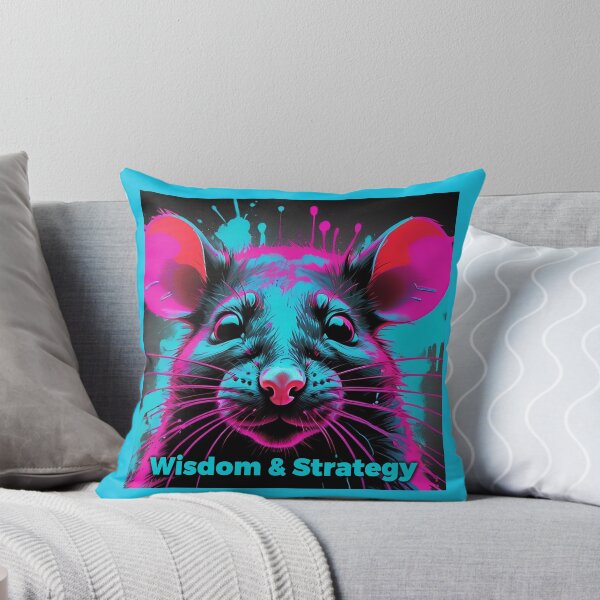 Item preview, Urban Rat Zodiac – Neon Graffiti Art | Wisdom & Strategy designed and sold by JaaGo PopLab.