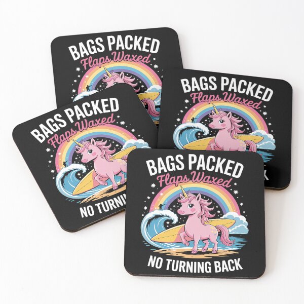 Item preview, Dirty Joke Vacation Unicorn Girl Bags Packed Flaps Waxed 5  designed and sold by CombatTask.