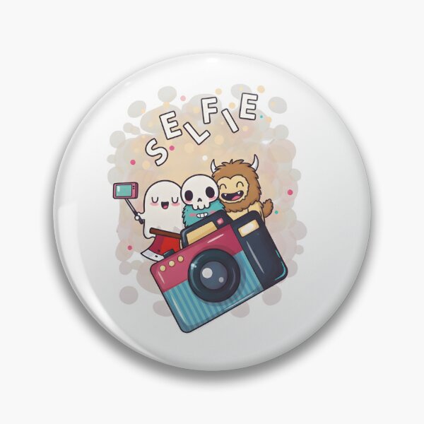 Item preview, Selfie Spooky Monster Friends Funny Halloween designed and sold by hexenor.