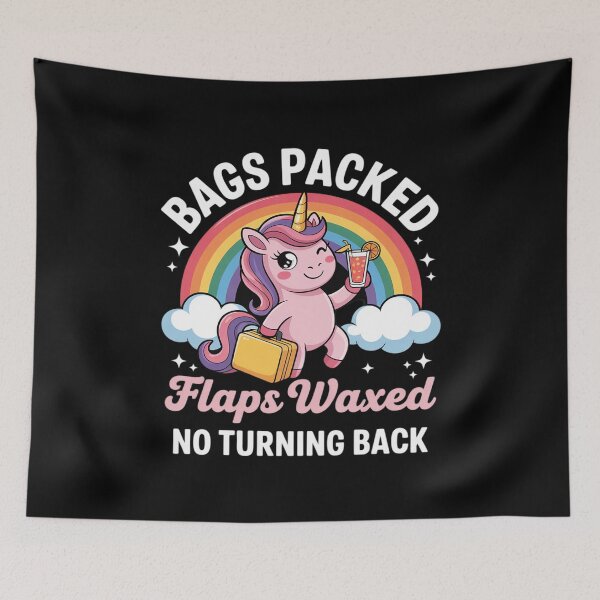 Item preview, Dirty Joke Vacation Unicorn Girl Bags Packed Flaps Waxed  designed and sold by CombatTask.