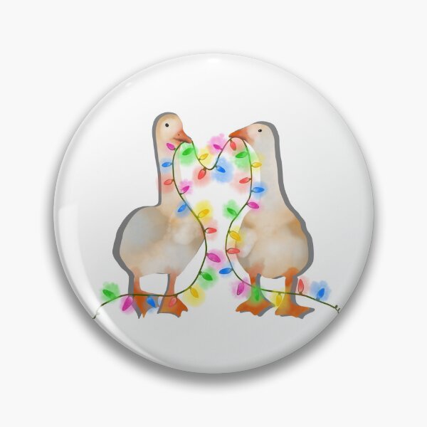 Item preview, Christmas Geese Couple Goals designed and sold by Ran My Art.