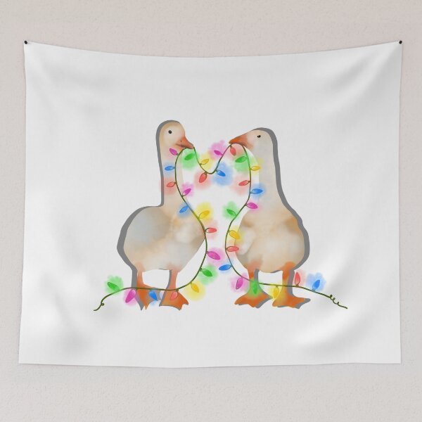 Item preview, Christmas Geese Couple Goals designed and sold by Ran My Art.