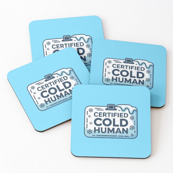 Item preview, Certified Cold Human – Winter License designed and sold by DabrowskiDesign.