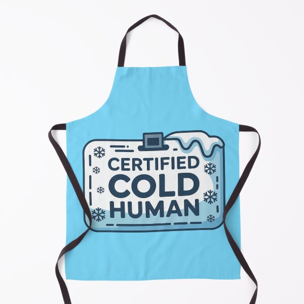 Item preview, Certified Cold Human – Winter License designed and sold by DabrowskiDesign.