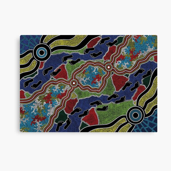 Item preview, Authentic Aboriginal Art - Walking the Land designed and sold by HogarthArts.