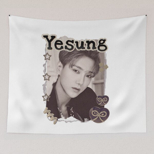 Item preview, Super Junior Yesung K-Pop Legacy Tribute Kpop boy group Art Scrapbook Collage Cozy Y2K Vintage Design designed and sold by HELL0WBELLO.