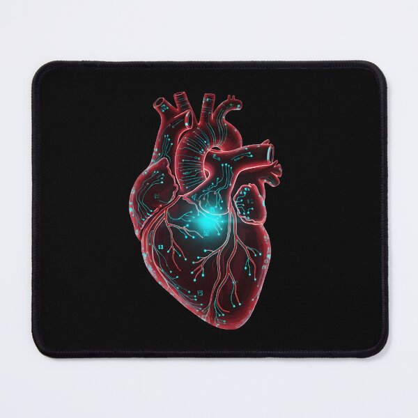 Item preview, Cyberpunk Digital Heart - The Electric Soul designed and sold by Dakson Design - Fantasy Art.