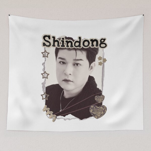 Item preview, Super Junior Shindong K-Pop Legacy Tribute Kpop boy group Art Scrapbook Collage Cozy Y2K Vintage Design designed and sold by HELL0WBELLO.