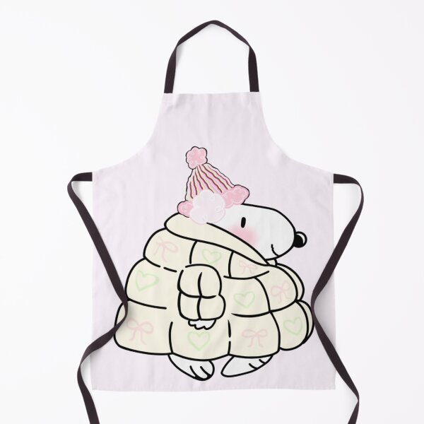 Item preview, Cute cozy winter snoopy in puffer design (pink) designed and sold by Ash-Doll.