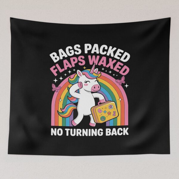 Item preview, Unicorn Inappropriate Dirty Bags Packed Flaps Waxed  designed and sold by CombatTask.