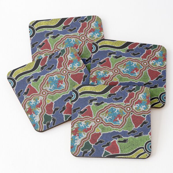 Item preview, Authentic Aboriginal Art - Walking the Land designed and sold by HogarthArts.