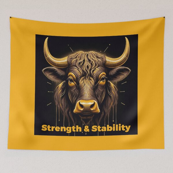 Item preview, Urban Ox Zodiac – Neon Strength & Stability | Graffiti Zodiac Art designed and sold by JaaGo PopLab.