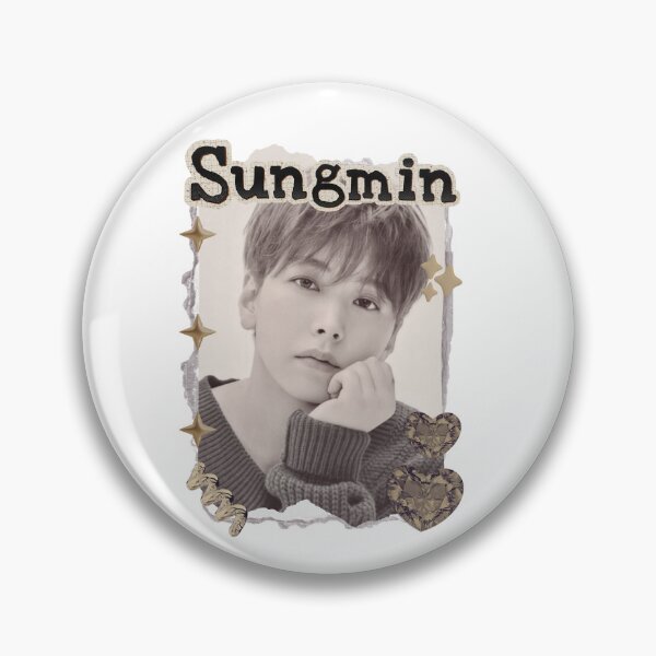 Item preview, Super Junior Sungmin K-Pop Legacy Tribute Kpop boy group Art Scrapbook Collage Cozy Y2K Vintage Design designed and sold by HELL0WBELLO.