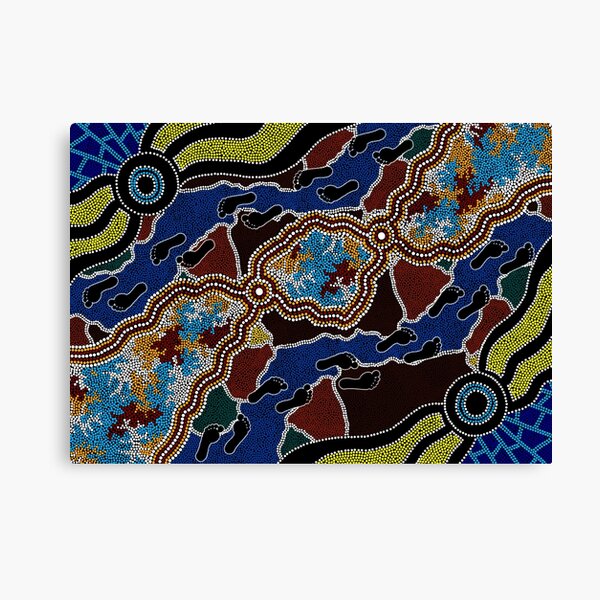 Item preview, Authentic Aboriginal Art - Walking the Land designed and sold by HogarthArts.
