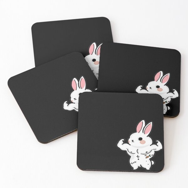 Item preview, Gym Bunny – cute, strong, unstoppable designed and sold by LittleArtist04.