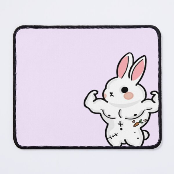 Item preview, Gym Bunny – cute, strong, unstoppable designed and sold by LittleArtist04.