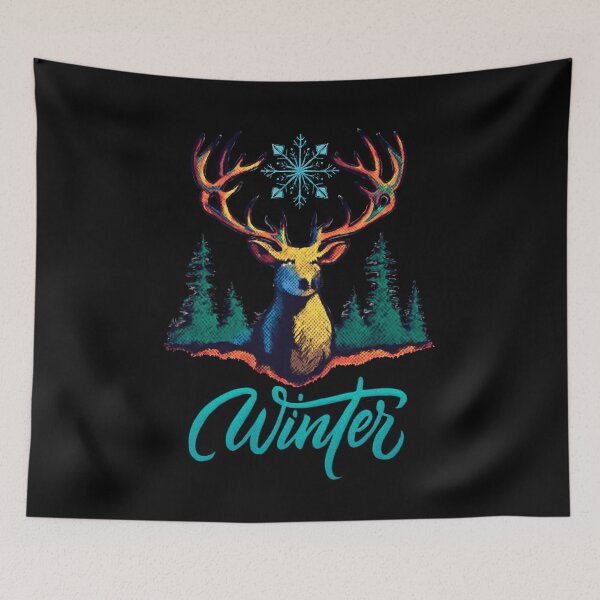 Item preview, Winter Deer designed and sold by Silvernuit.